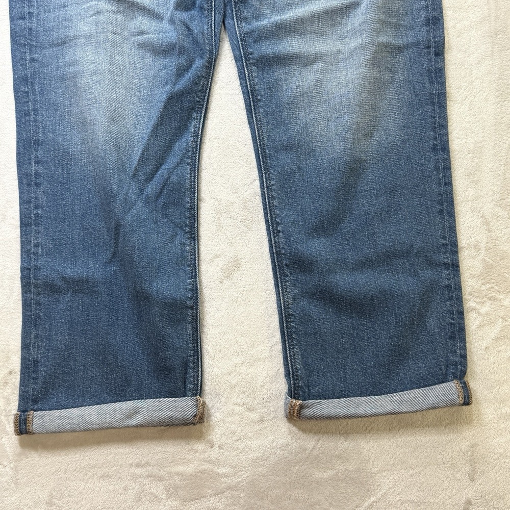 American Eagle Jeans Womens 12 Short Blue Tomgirl Mid Rise Stretch Denim Men - Picture 4 of 11